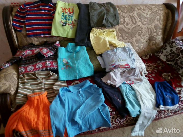 Вещи пакетом на мальчика от 2 до 5 лет