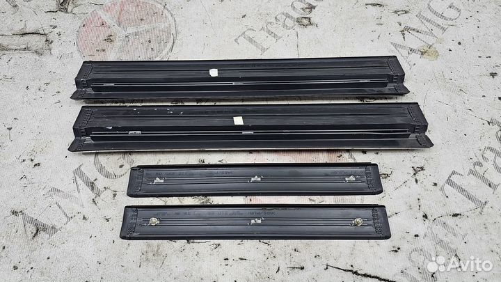 Порожки салонные на Mercedes W210 E50 AMG
