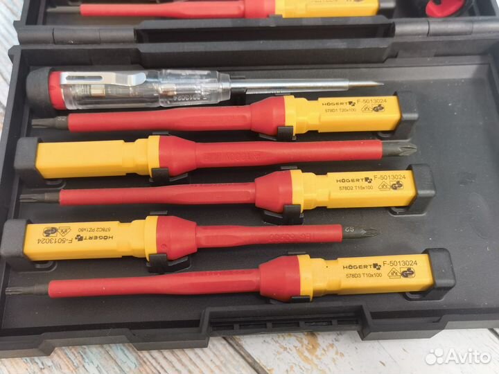 Набор диэлектрических отверток 1000 V