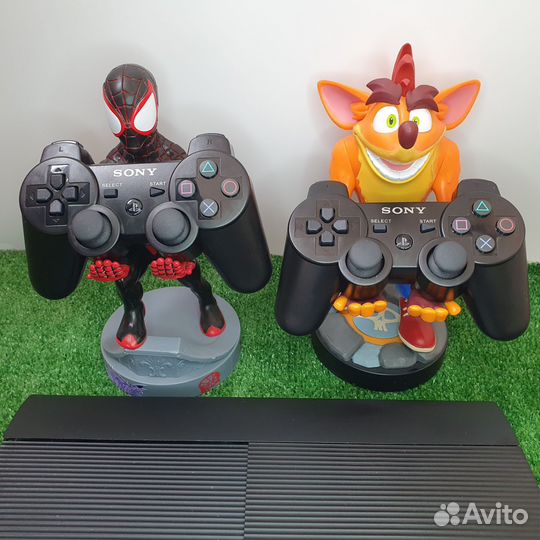 Ps3 прошитая + 20 игр 250gb + 2 гемпада