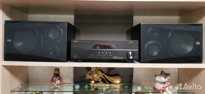 Av ресивер 5.1 Yamaha RX-V381 и к-ки Yamaha NS6490