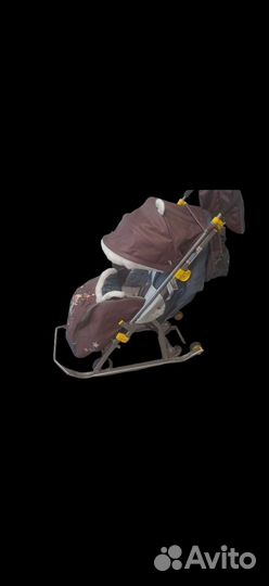 Детские санки коляска nika