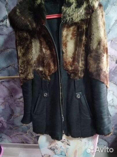 Дубленка натуральная женская 46 48