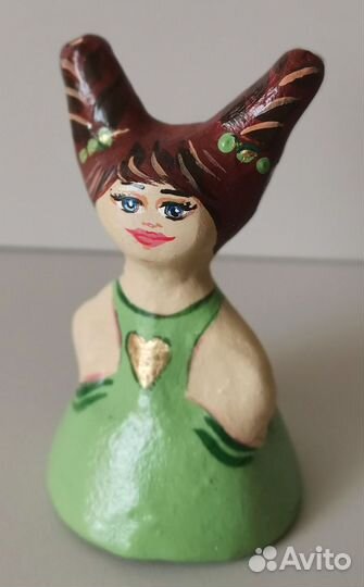 Игрушка глиняная свистулька