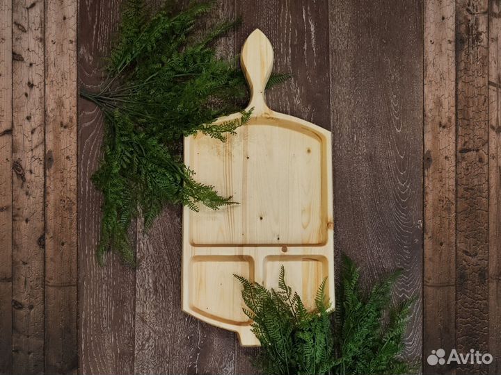 Сервировочная доска из дерева 55х25см