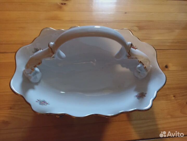 Фарфоровая корзина для фруктов (Румыния)