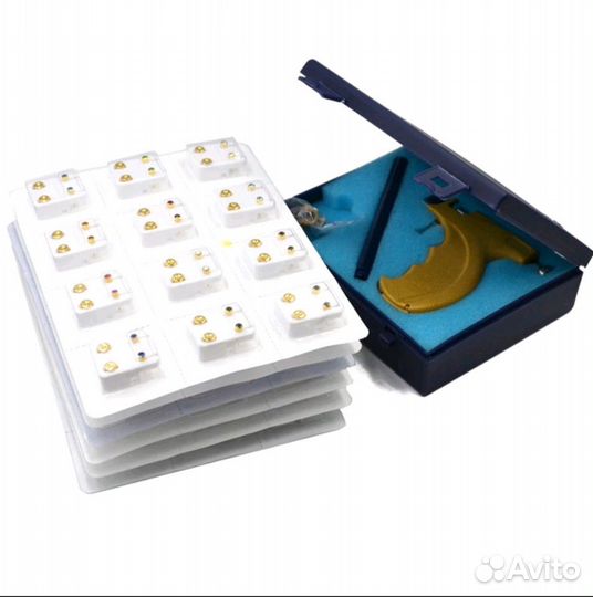 Безболезненное прокалывание ушей пистолетом