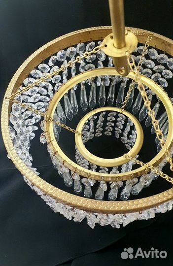 Люстра хрустальная чехословакия СССР