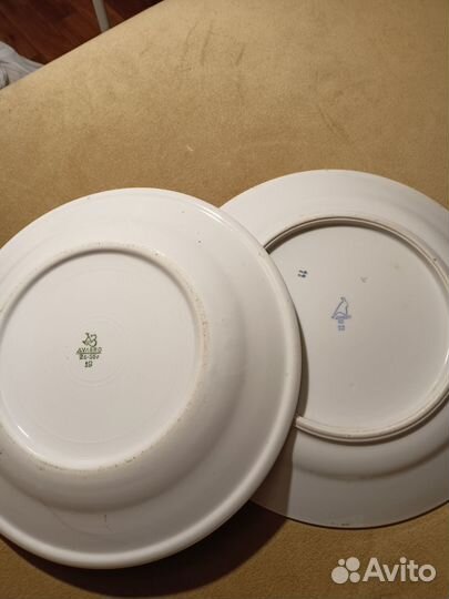 Тарелки Дулево 1956 и 1980гг