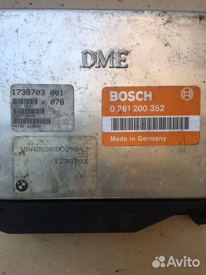 Блок управления двигателем (эбу) BMW 7 E32 1986-19