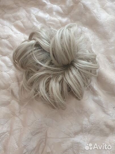 Шиньон резинка из искусственных волос