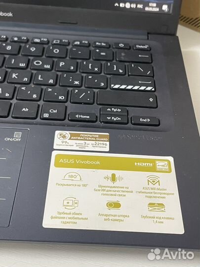 Ноутбук Asus Vivobook 14 r7 4800h/16gb/512gb