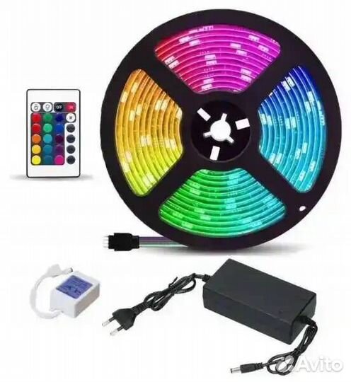 Светодиодная лента RGB 5 метров