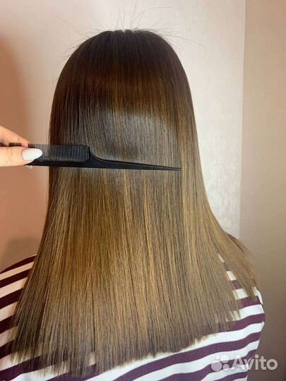 Кератиновое выпрямление и восстановление волос