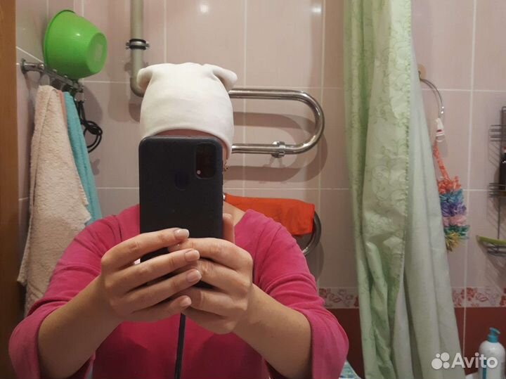 Детская шапка с ушками