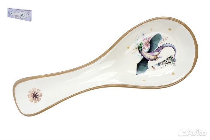 Ложка подстановочная дракон Фарфор в подарочной уп