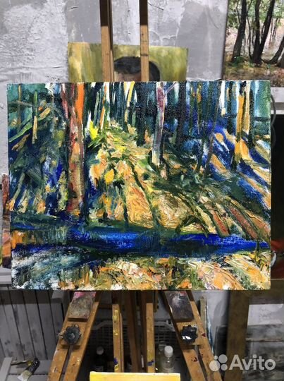 Картина маслом пейзаж