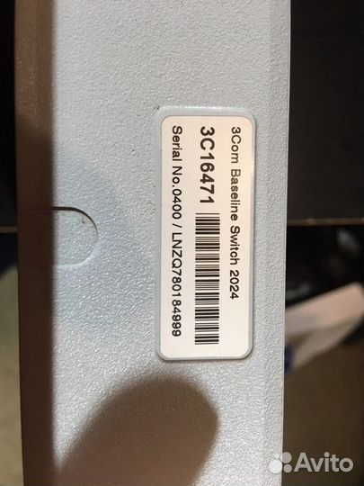 Коммутатор 3com baseline switch 2024