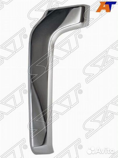 Молдинг бампера Mitsubishi Pajero 14-20 (Спереди