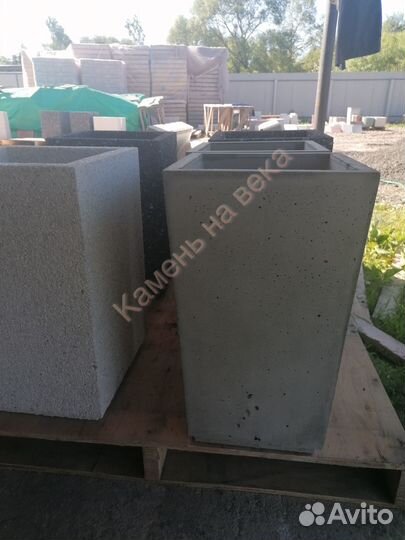 Вазон бетонный в стиле лофт