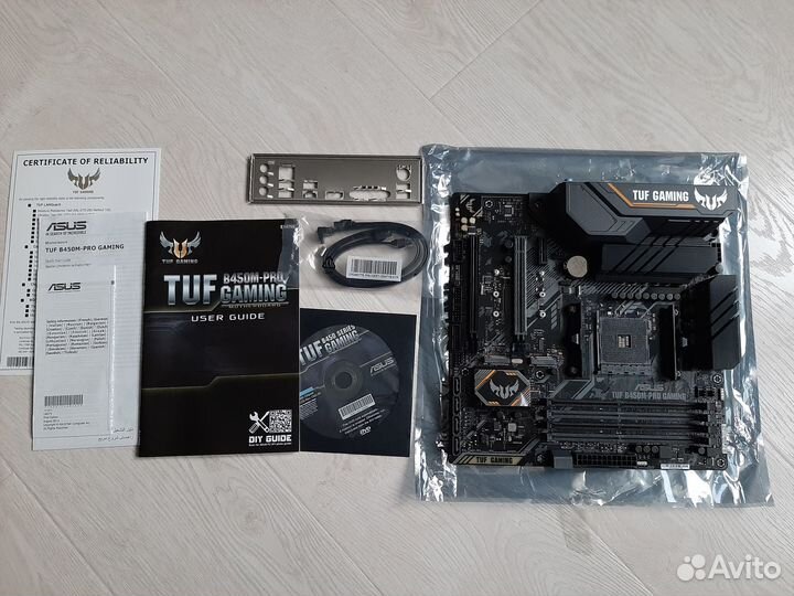 Материнская плата asus tuf b450m-pro gaming