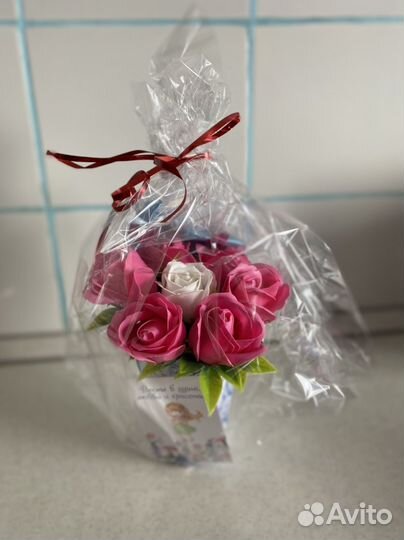 Все для букетов из мыльных роз