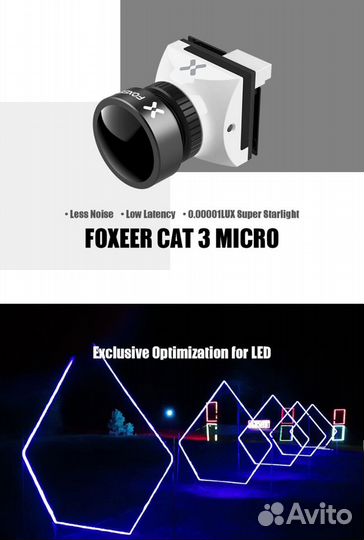 Foxeer Micro Cat 3 1200TVL 0.00001lux Super Low