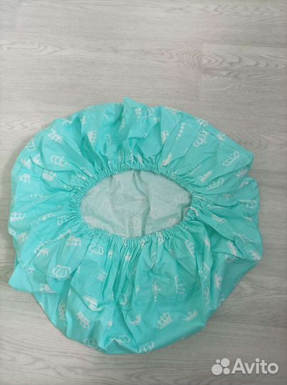 Простынь на резинке на детскую кроватку 2 шт