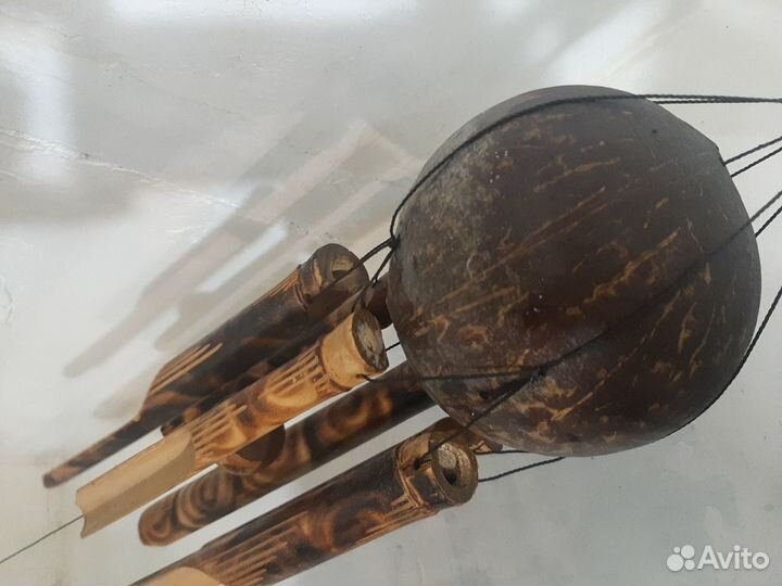 Кокосово-бамбуковый сувенир из Азии