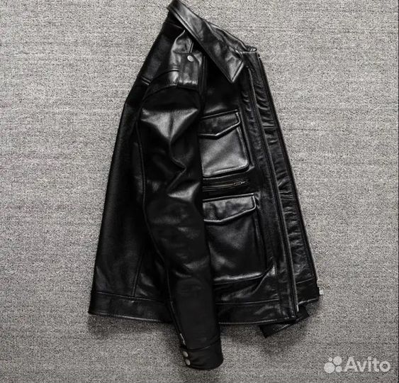 Кожаная куртка мужскаяМ-65