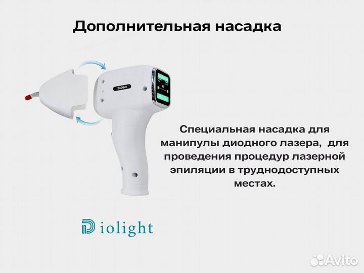 Диодный лазер для эпиляции diolight UltraOne 2209