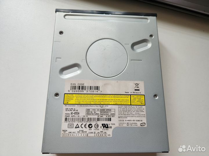 Привод NEC DVD-RW, CD-RW ND-4550A
