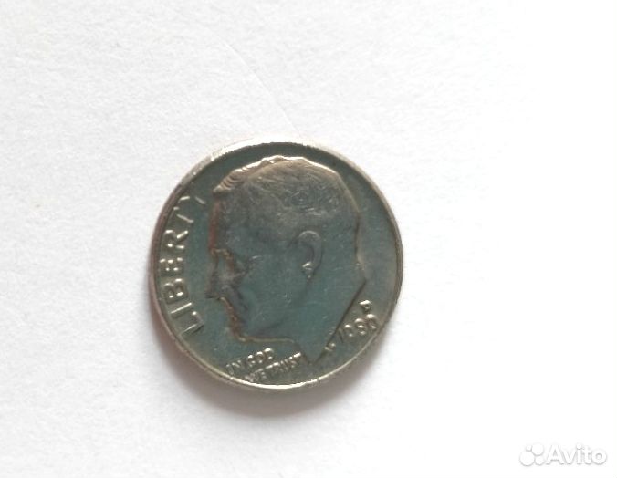 One dime liberty монета США (1980)
