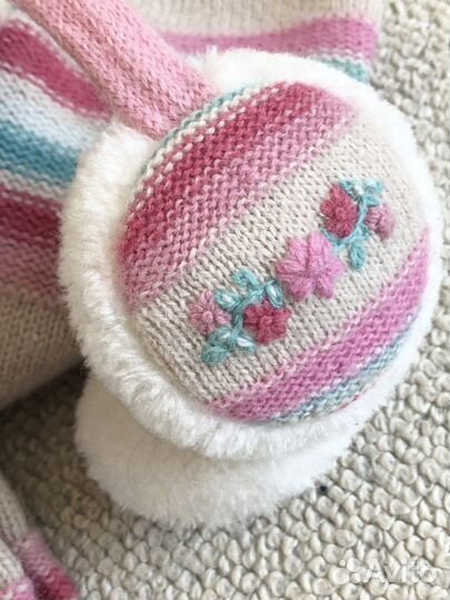 Шарф и меховые наушники Accessories London