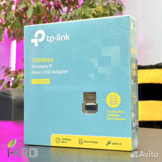 USB WiFi Адаптер Tp-Link TL-WN725N v3.0 (Новый)