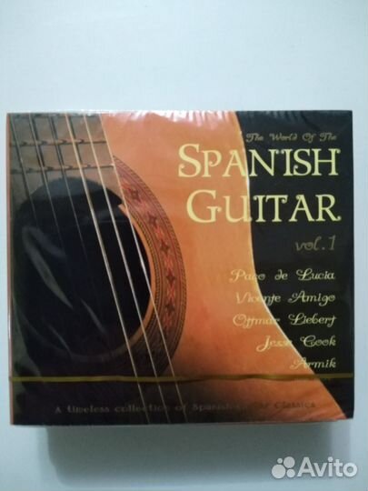 6 CD дисков. spanish guitar. Испанская гитара