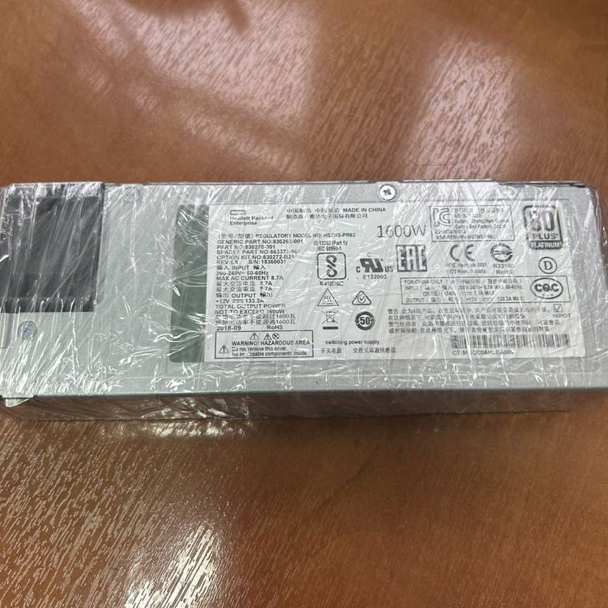 [830272-B21] Блок Питания Hp 1600w830262-001 Бу