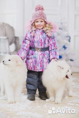 Костюм зимний Олдос для девочки р.110