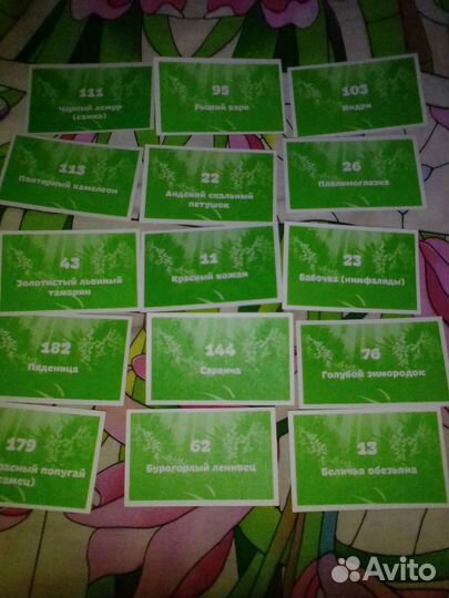 Наклейки-карточки стикермания