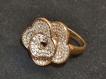 Золотое кольцо женское бу