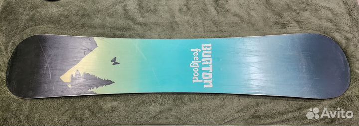 Сноуборд Burton комплект с креплениями и чехлом