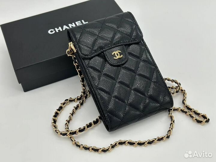 Сумка чехол для телефона Chanel