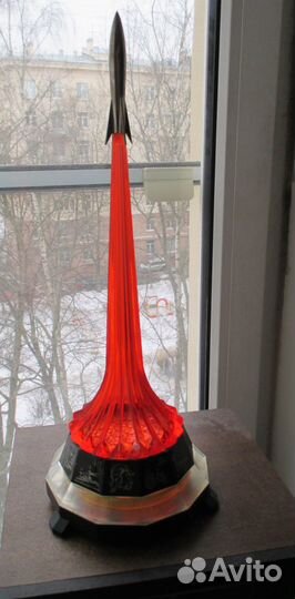 Светильник/ночник Ракета полный комплект Отл сост