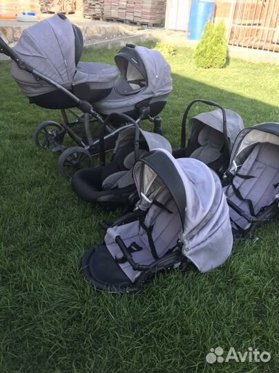 Коляска для двойни bebetto 42