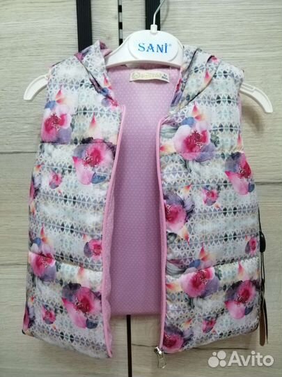 Жилетка для девочки 98 размер новая