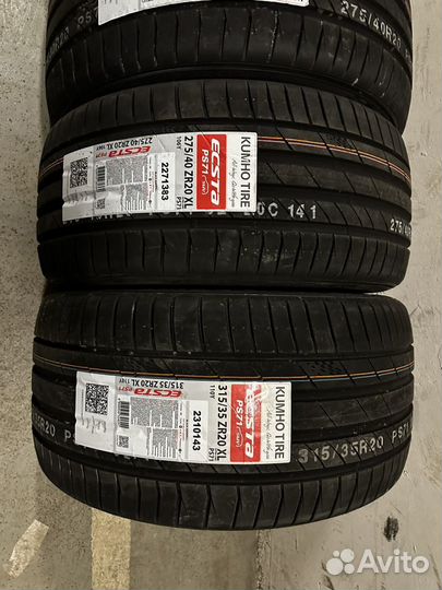 Kumho Ecsta PS71 275/40 R20 и 315/35 R20 110Y