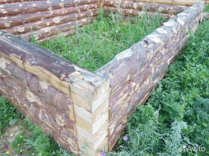 Сруб для бани 3м на 5м, хранение на площадке