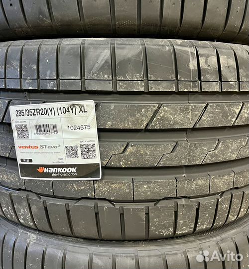 Hankook Ventus S1 Evo 3 K127 275/35 R20 и 285/35 R20