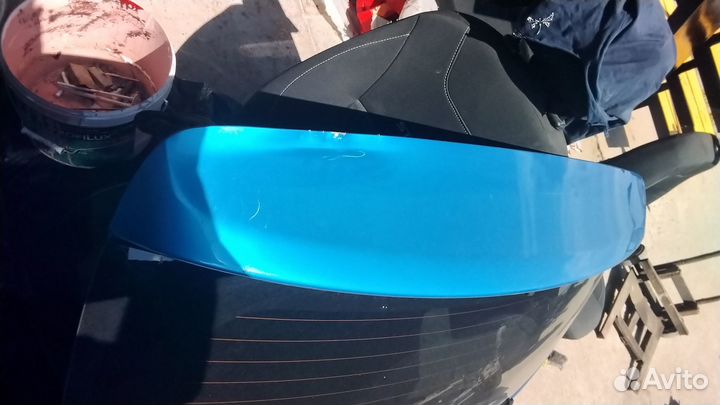 Renault sandero stepway 2 крышка багажника синяя