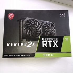 Видеокарта MSI RTX 3060 Ti ventus 2X OC 8GB gddr6